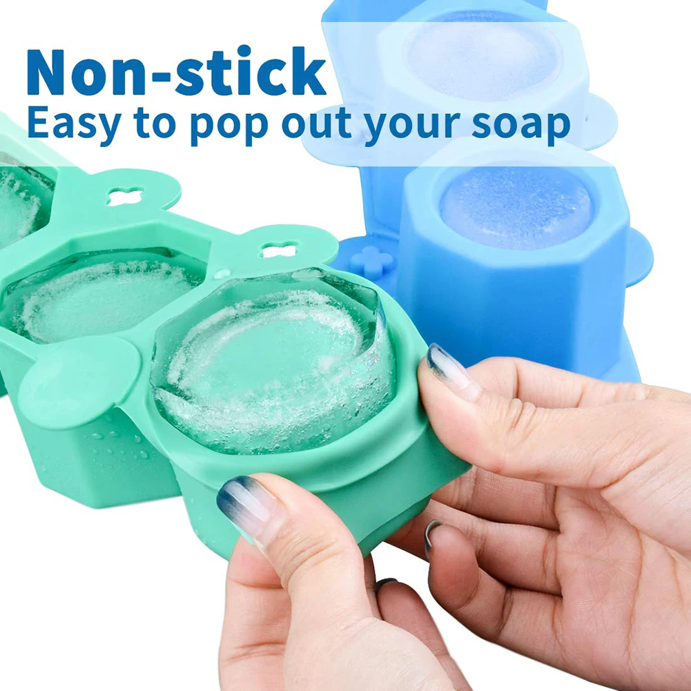 3 отверстия круглая силиконовая форма с геометрическим рисунком бетонный