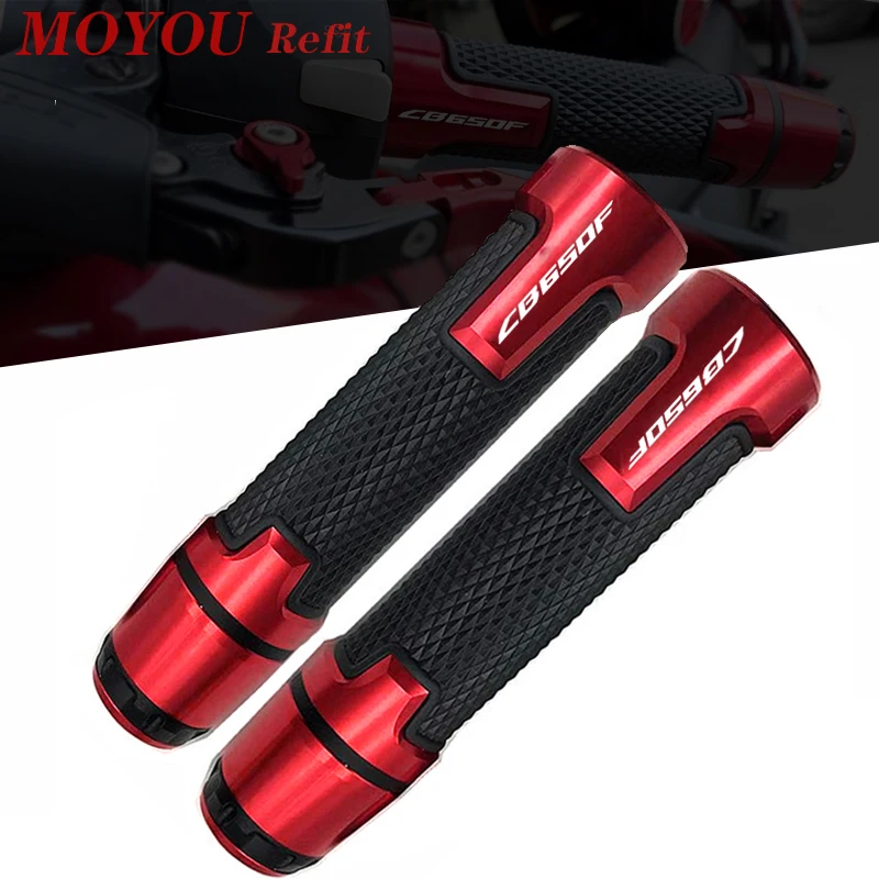 

Motorcycle knobs Anti-Skid scooter Handle Grips 22mm Bar Hand Handlebar For Honda CB650F CB 650f 2017 2016 2015 2014 2013 2012