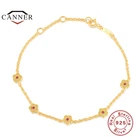 Автоклав Bracelete Прата 925 100% 925 серьги-подвески с цветочным украшением из чистого серебра браслет для женщин Шарм браслеты серебро 925 ювелирные изделия длина 20 см