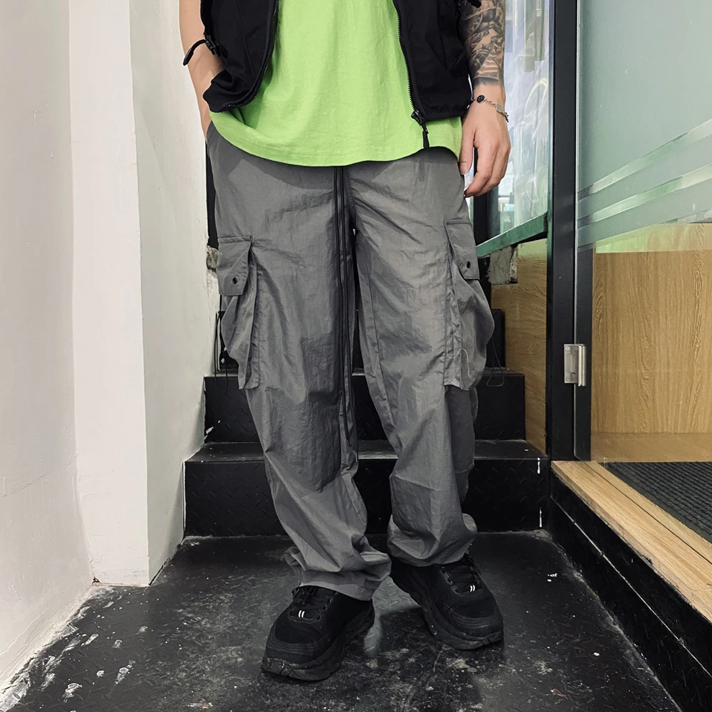 

Мужские черные корейские шаровары Штаны 2020 Японская уличная одежда джоггеры Harajuku впитывает пот и Штаны в стиле «хип-хоп» Повседневное Стре...