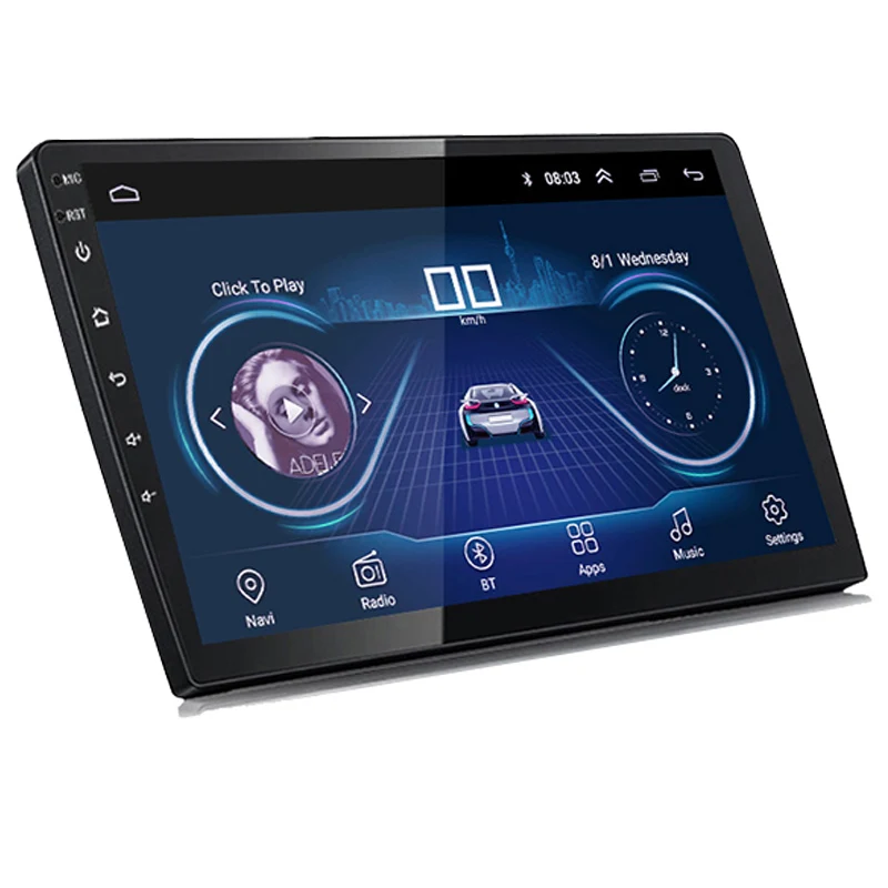 just radio K802 2 Din 9 ''FM четырехъядерный автомобильный радиоприемник Android 8,1 усилитель навигация Bluetooth gps навигация Зеркало Ссылка для Iphone Android авто - Цвет: just radio K802