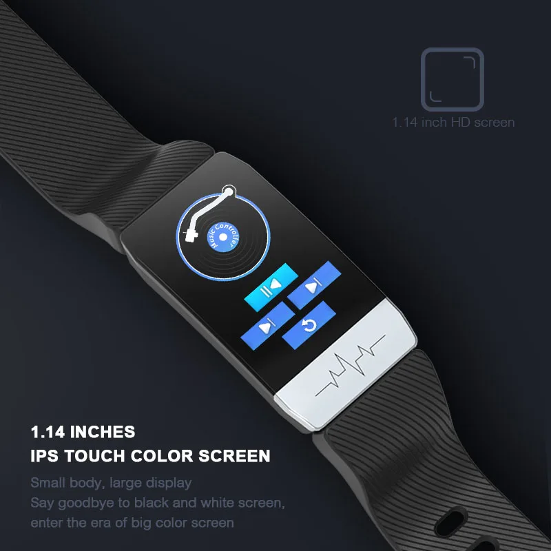 T1 PRO фитнес-трекер ЭКГ + PPG водонепроницаемый смарт-браслет монитор сердечного