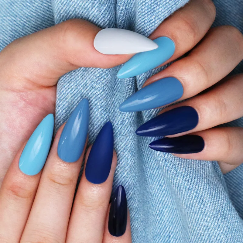 От BORN PRETTY 60 Цвет s Blue Series гель лак для ногтей Гель био Гели Soak Off УФ Лаки полу transparen
