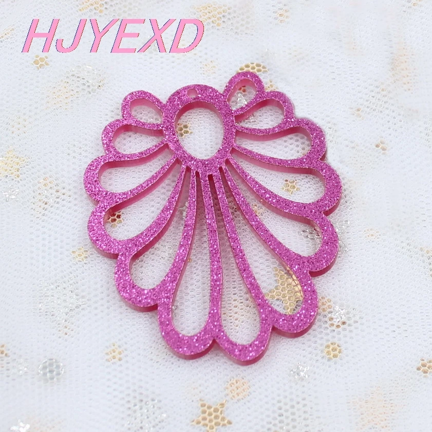 (4 шт./лот) искусственная акриловая оболочка для сережек аксессуары лазерный