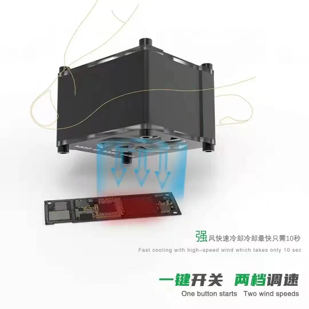 2uul desk mini cooling fan 10000rpmmin 5v usb type c power supply input bolw away harmful solding fumes for mobile phone repair free global shipping