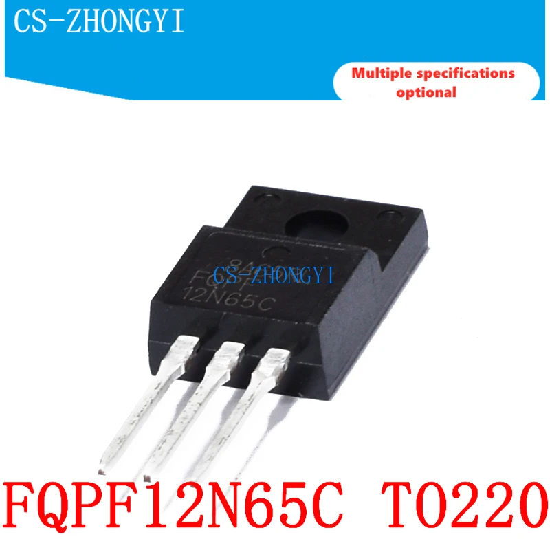 Новый FQPF12N65C TO-220F FQPF12N65 12A 650V полевой эффект MOS прибор | Электронные компоненты и