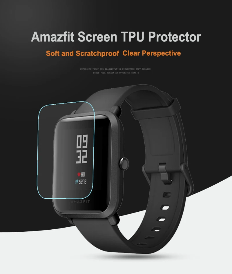 XShum Amazfit bip чехол протектор для Xiaomi amazfit bip аксессуары Бампер ТПУ Защита экрана защитный чехол