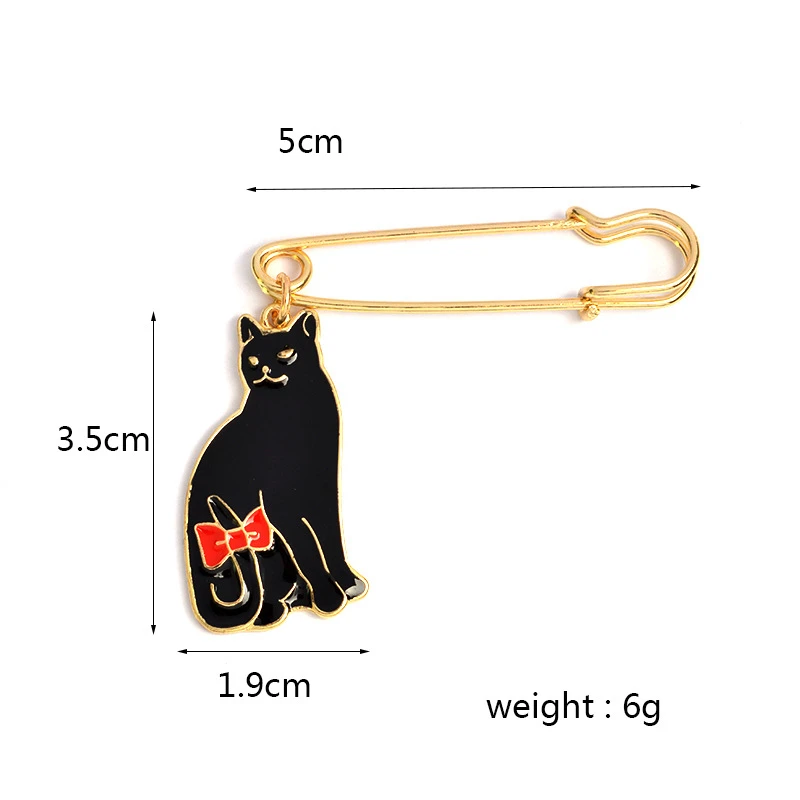 

Cute Cat Shape Brooches For Women Animal Jewelry Funny Design High Quality Dress Coat Accessories Badges Party Gifts For Friends