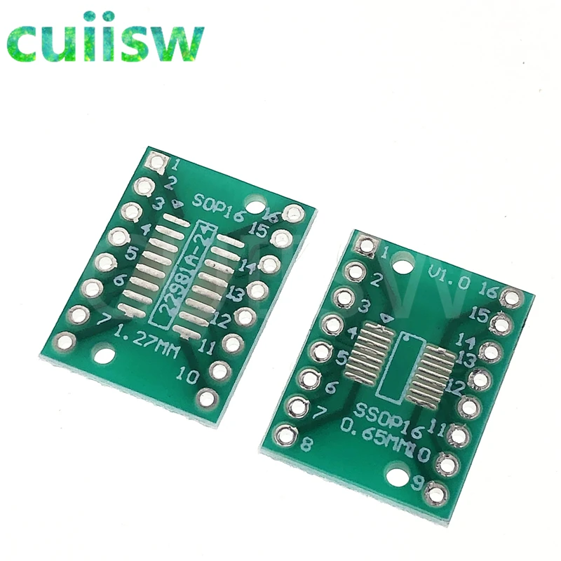20 шт. TSSOP16 SSOP16 MSOP16 SO16 SOP16 SOIC16 поворотный DIP16 1 27 мм/0 65 мм IC адаптер гнездо/Адаптерная