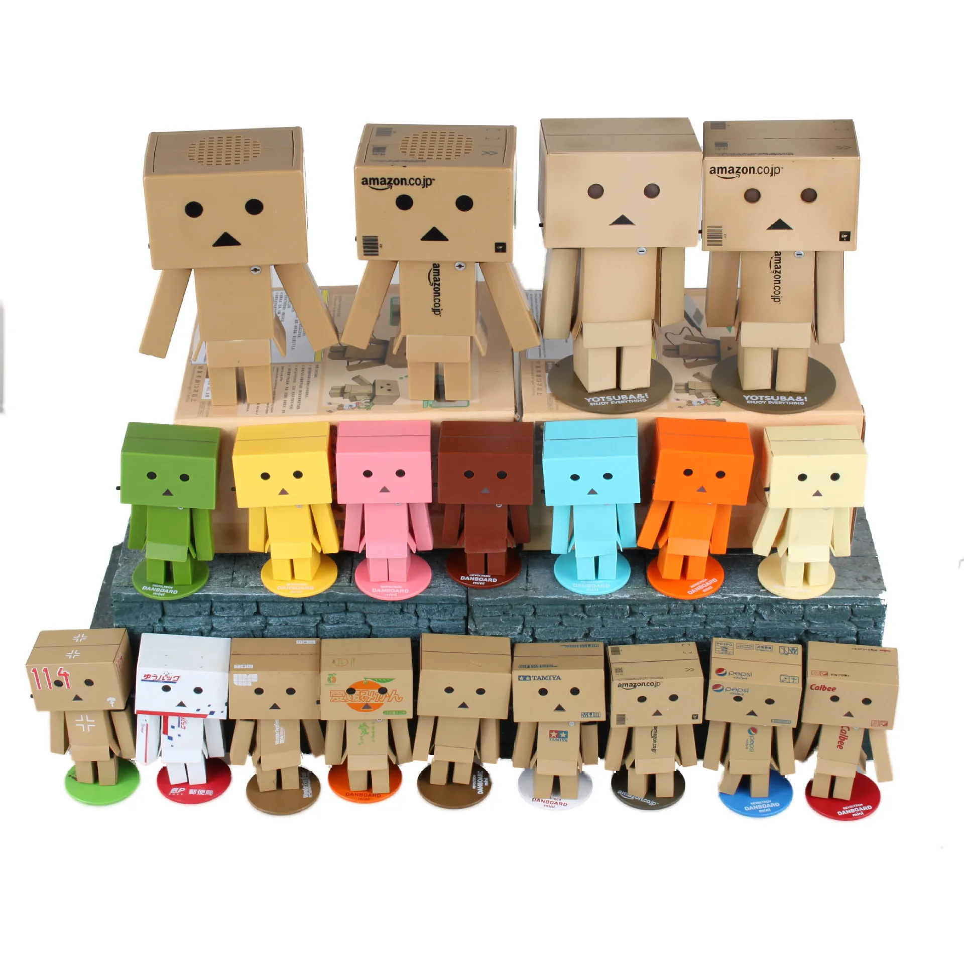 Набор для гаража четырехлистная сестра бумажная коробка люди Danboard мини маленькое предприятие картонная фигура квалифицированный Гараж Комплект