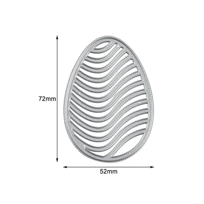 Naifumodo пасхальные штампы яйцо металлические режущие Новинка 2019 изготовление