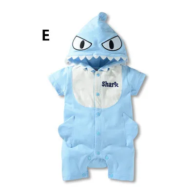 Детский летний комбинезон с коротким рукавом капюшоном |