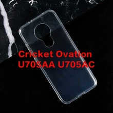 Transparent Phone Case For Cricket Ovation U705AA U705AC Gel Pudding Silicone Caso Phone Shell For Cricket Ovation Back Cover