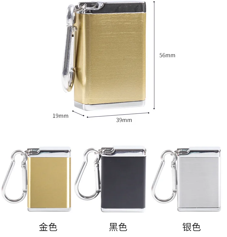 

1Pcs Personalized Portable Ashtray Creative Ashtray Keychain Pocket Mobile Ashtray Outdoor Travel Storage Bag