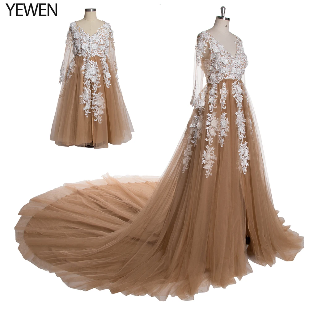 Кружевное платье для беременных с рукавами и шлейфом 2 м розовое вечернее