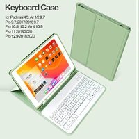 for ipad air 1 2 3 4 mini 4 5 case with bluetooth keyboard for ipad pro 10 5 11 12 9 2018 2020 cover with pencil holder 9 7 10 2