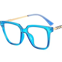 anti blue light optical glasses unisex cat eye eyeglasses anti uv spectacles personality temples oversize frame eyewear