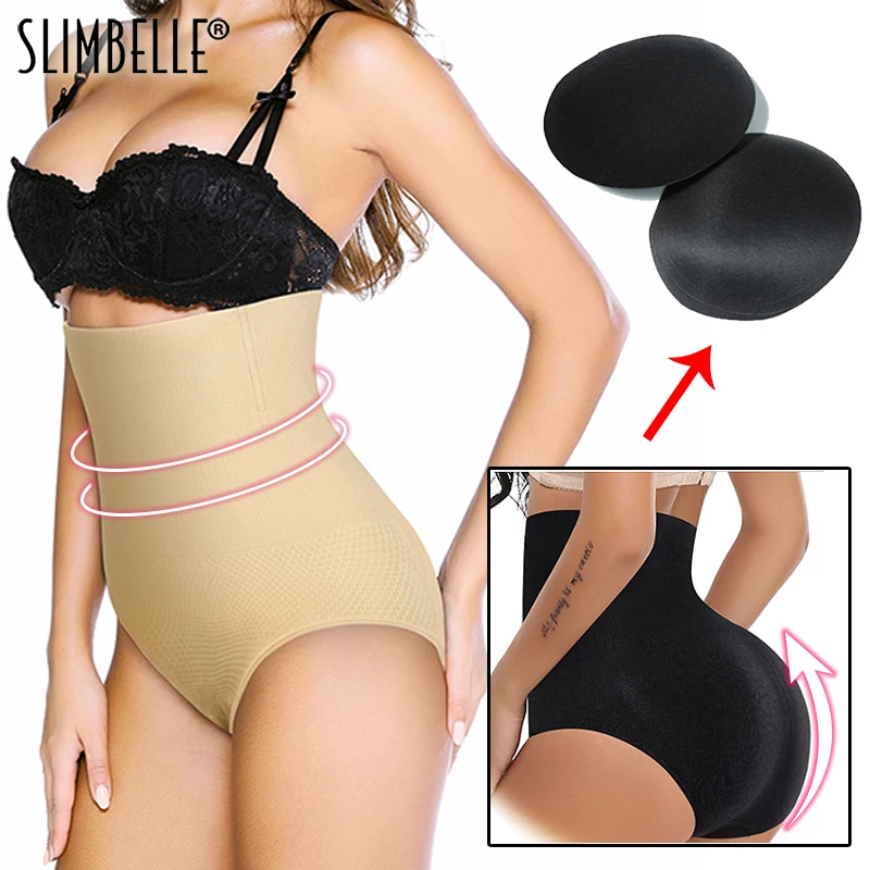 

Высокая талия утягивающий корсет Корректирующее белье Body Shaper Пластика искусственная для ягодиц подъемник ботинки в стиле «Хип тормозные к...