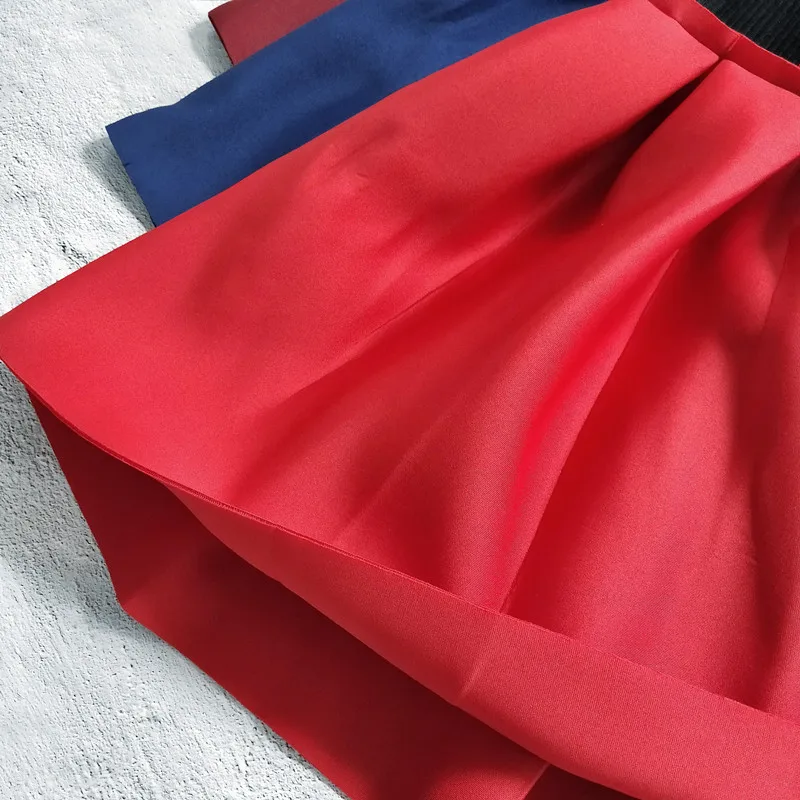 

New 2021 Womens Pleated tutu Skirt Autumn Winter Space Cotton mini Short Skirt Ladies High Waist midi Skirt saia faldas