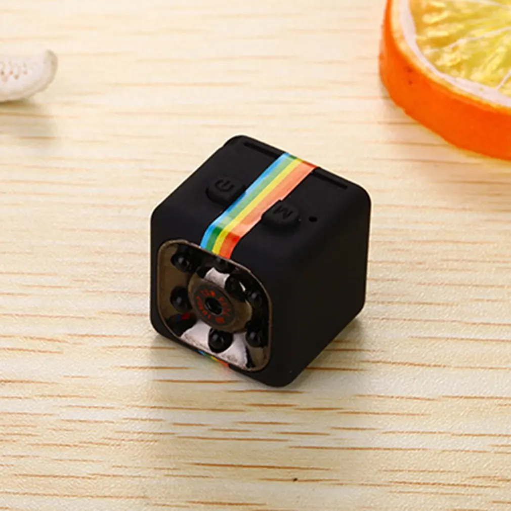 SQ11 мини камера водонепроницаемый чехол Широкоугольный объектив HD 1080P