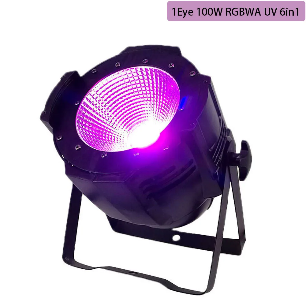 1Eye 100W 6in1 1 шт. 200 Вт COB Stgae светильник 4x100 Вт Led Blinder 100 Вт RGBWA UV 6в1/5в1/4в1/Холодный теплый белый DJ Par Точечный светильник для баров и театров - Цвет: 1Eye 100W 6in1