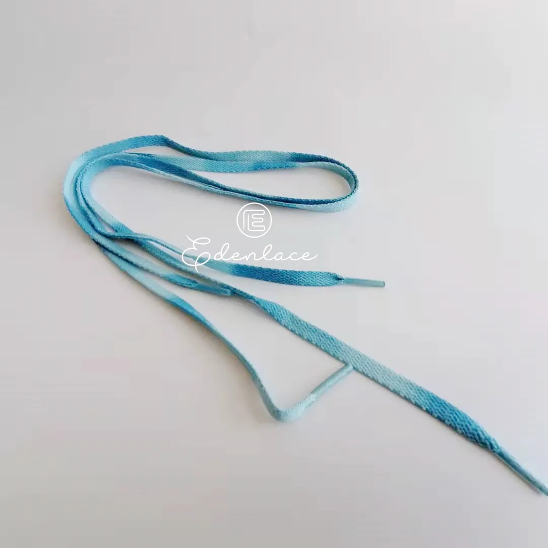 

Vintage Faded Flat Shoelace Discolour Shoelaces 1980s Old Shoestrings