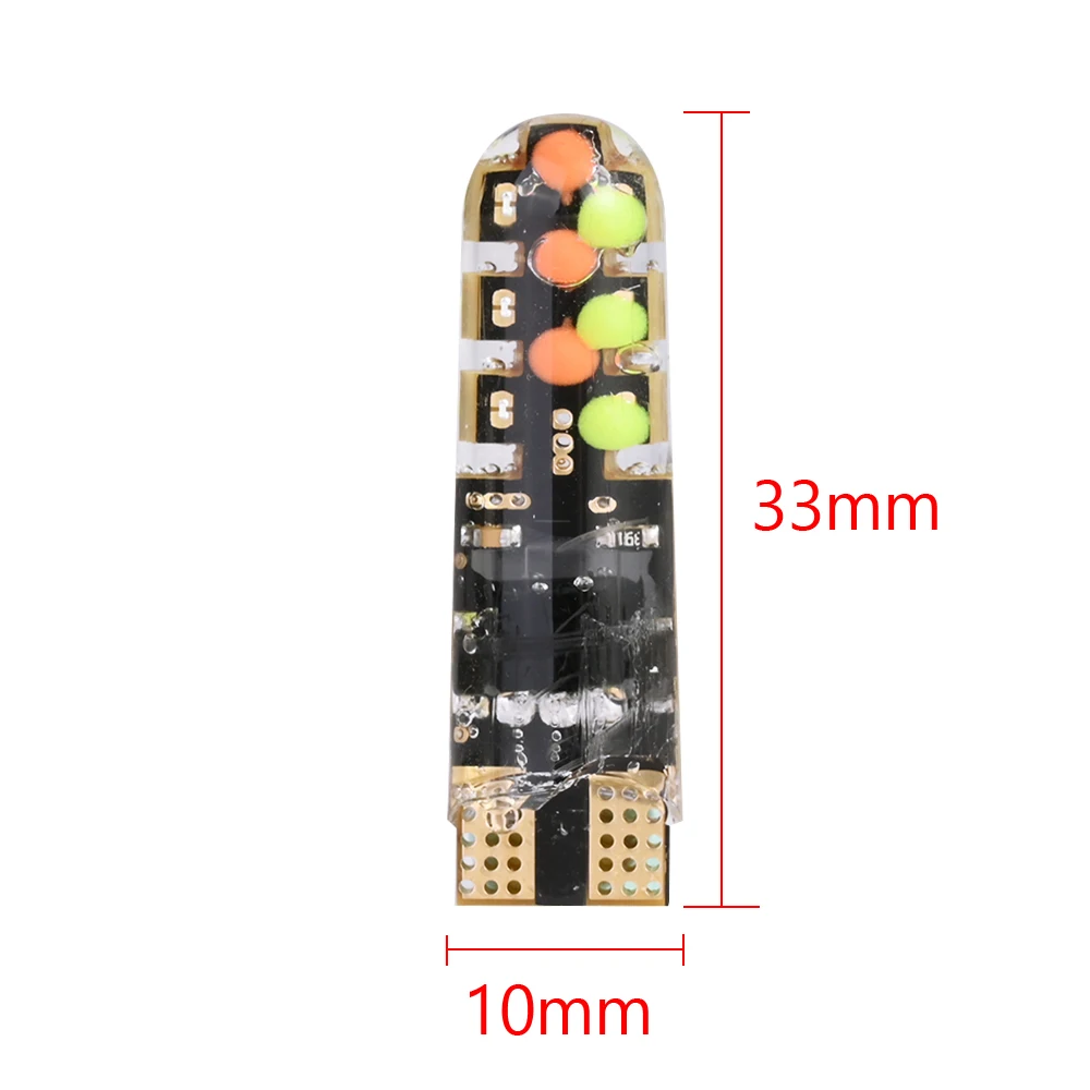 Универсальный 12 В Автомобильный светодиодный W5W T10 RGB COB 12SMD светильник s