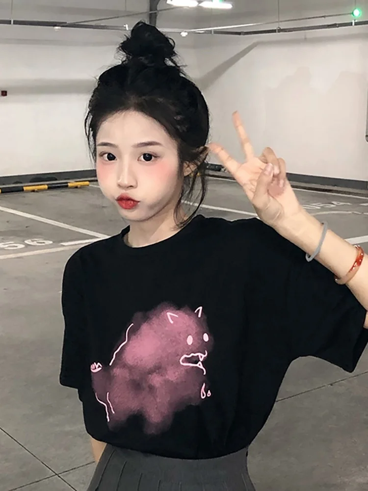 Футболка с коротким рукавом новинка 2021 футболка летний дизайнерский маленький