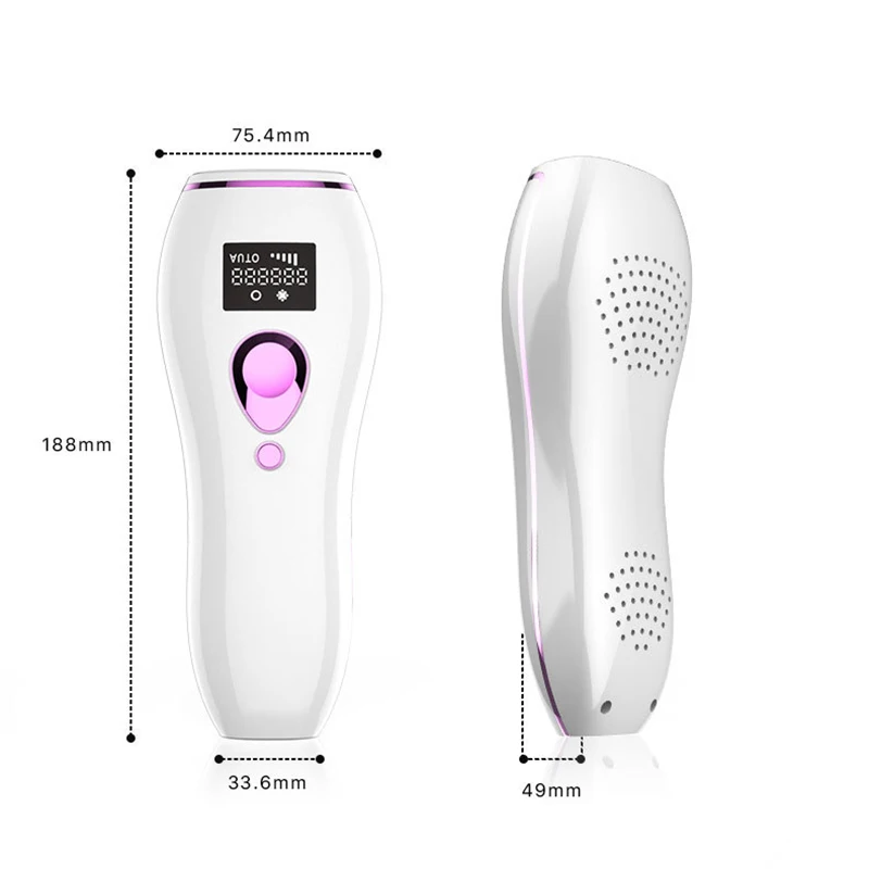 

500000 Flash LCD Display Professional Permanent IPL Epilator Laser Painless Hair Removal Electric Women Hair Remover Machine
