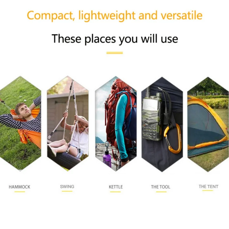 

Aviation Aluminum 16KN Wire Gate Carabiner Safety D-Ring Buckle Snap Hook Keychain Clip Rock Climbing For Camping Outing Hammock