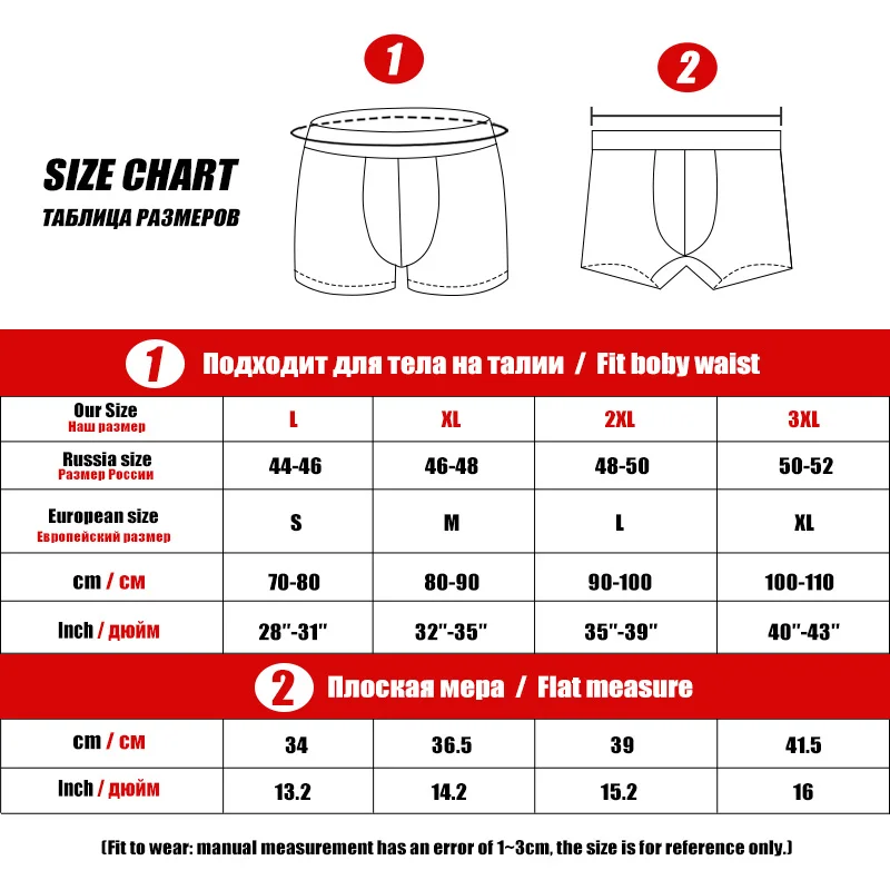 

4Pcs/All Mens Boxers Shorts Sports Men knickers Cotton Breathable Male Underwear New Man Boxer