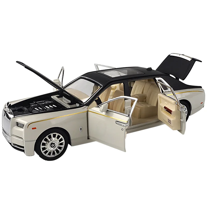 

Car-induced 1:24 Rouse car model simulation alloy car model acousto-optic return force six-drive children's toy car model
