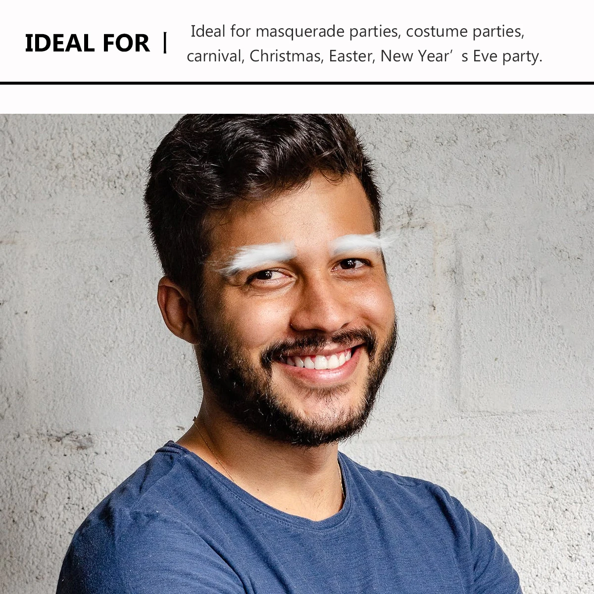 2 пары искусственные брови Санта Клауса|Украшения своими руками для вечеринки| |