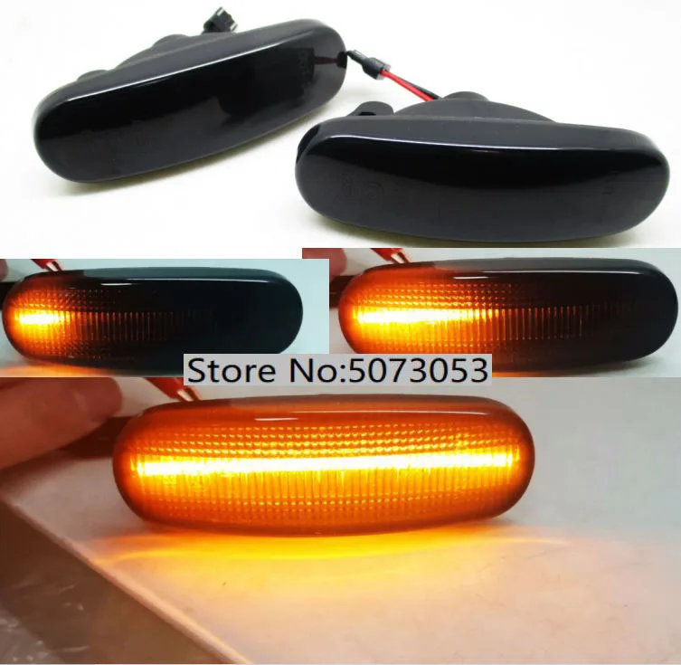 2 шт. светодиодный динамический боковой указатель поворота ретранслятор света