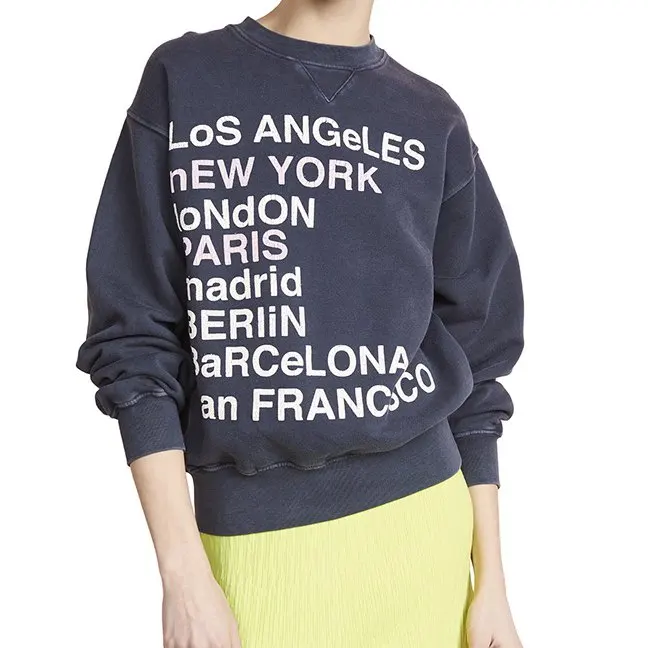 

Hoodie 2021 Women New Autumn and Winter Old Letters Casual Sweater
