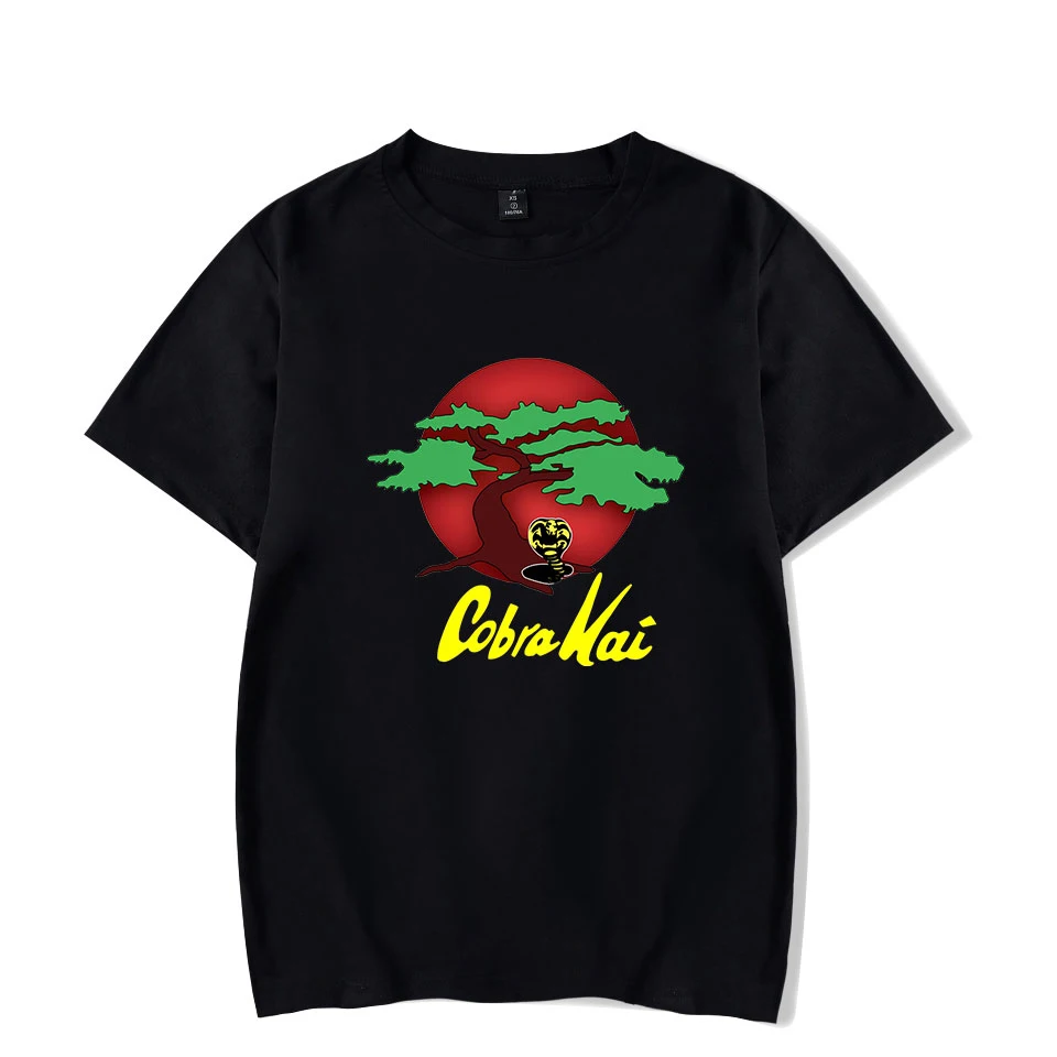Cobra Kai с принтом модный уличный Повседневный популярный классный футболка летние