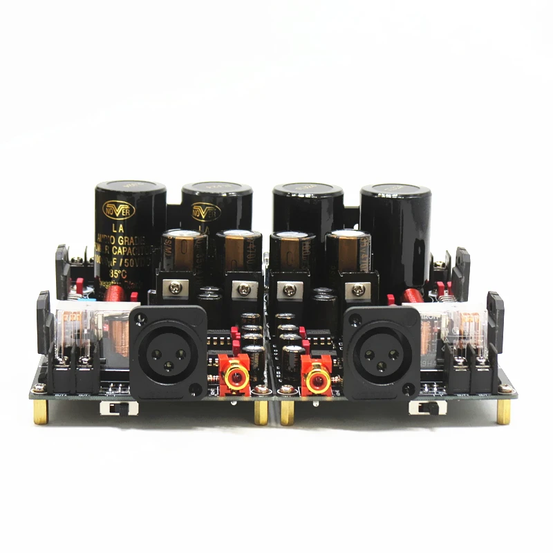 LM3886 XRL полностью сбалансированный Мощность усилитель доска 120 Вт + 120 Вт Hi-Fi стерео 2-х канальный готовой платы