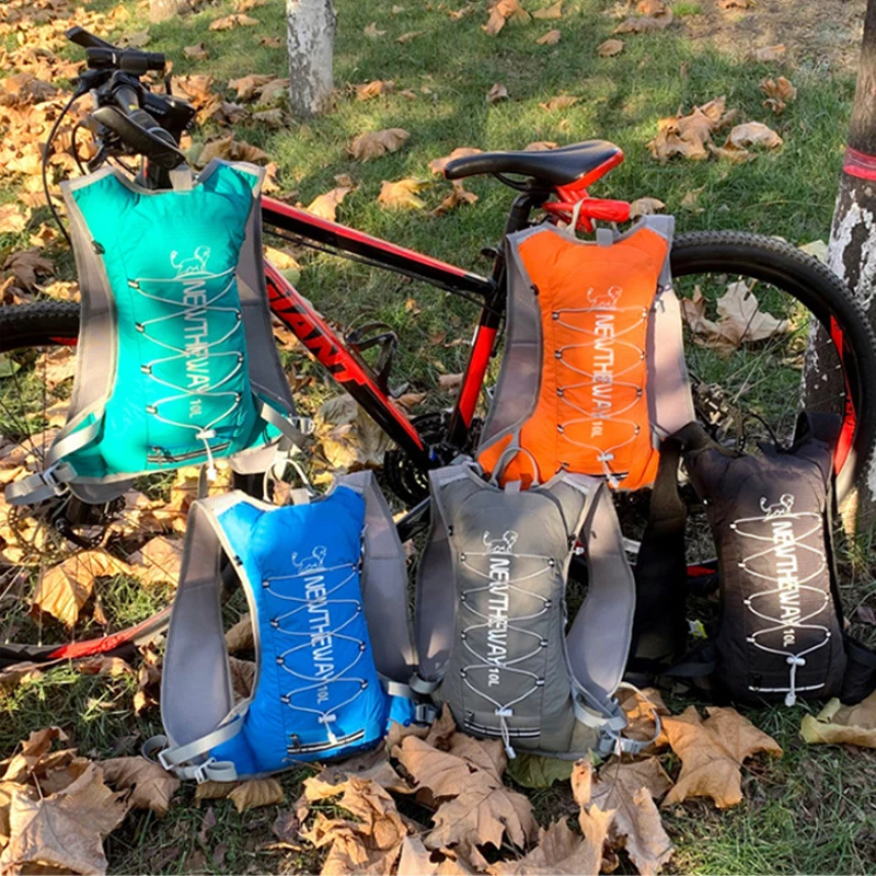 

10L Cycling Bag Men's Women Riding Waterproof Breathable Bicycle Backpack Bicycle Water Bag Bicycle helmet 2021 New XA07TQ