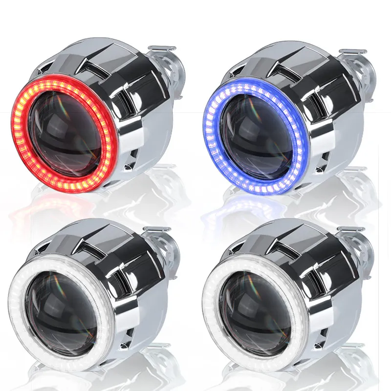 Биксеноновые прожекторные линзы HID 2 5 дюйма светодиодсветодиодный ходовые огни