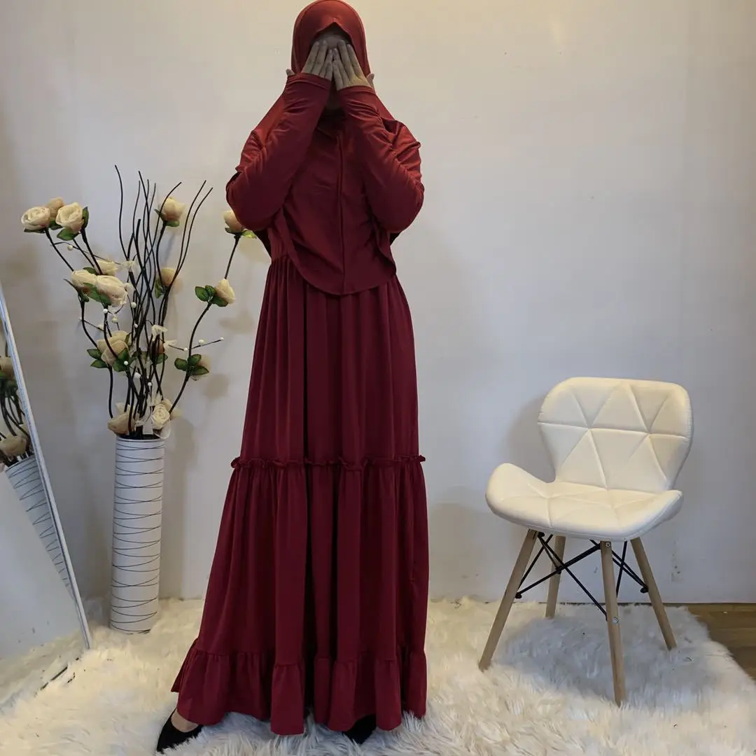 

2 Vestidos Mujer Khimar Musulman