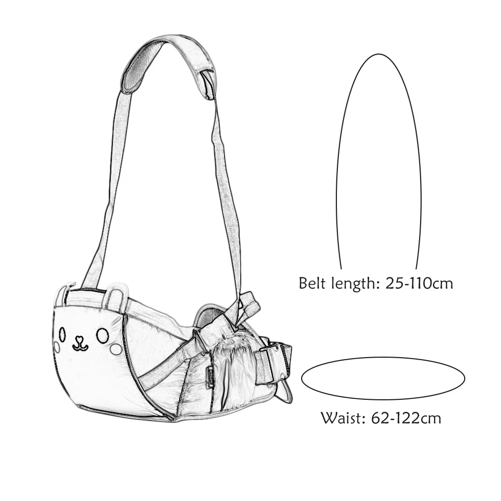 

Comfortable Newborn Baby Waist Stool Multifunctional Front Facing Baby Carrier Sling Hold Waist Belt Kids Hip Seat