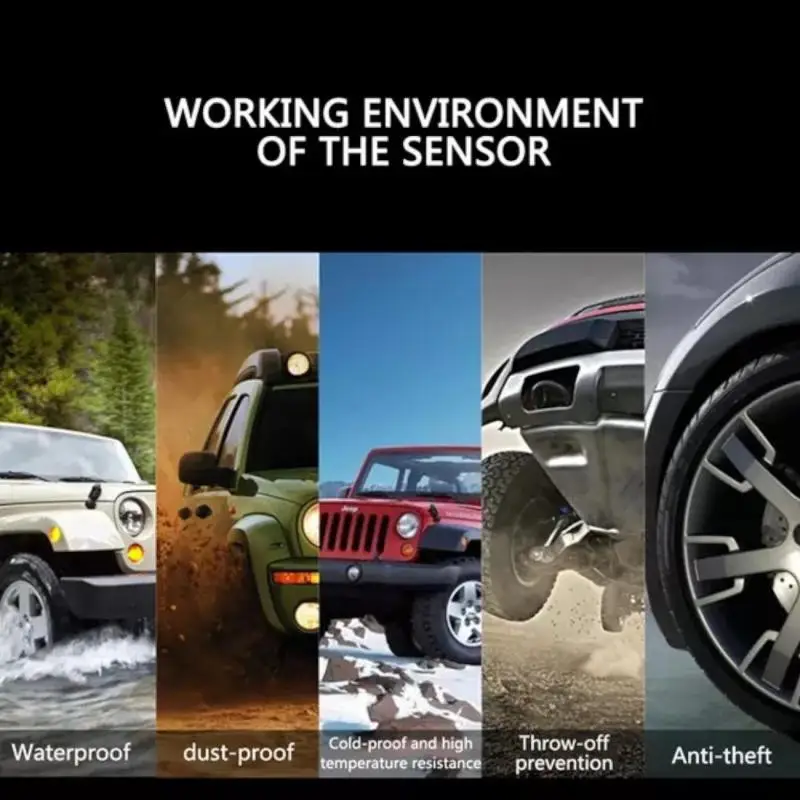 Датчик давления в шинах автомобиля беспроводная система контроля с ЖК-дисплеем |