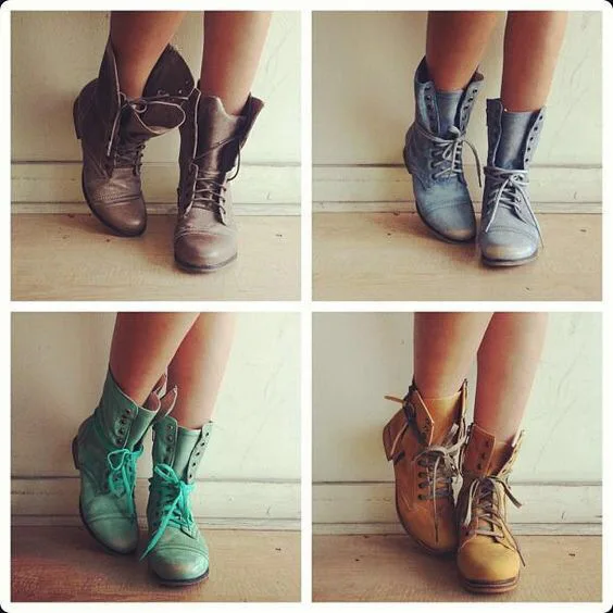 

Shoes Boots Women New 2022 Round Toe Winter Footwear Lace Up Low Autumn Mid Calf Mid-Calf Rubber Ladies Large Size Square heel