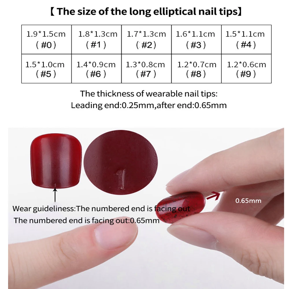 24 шт. блестящий кристалл полное покрытие набор ложных ногтей декорированный