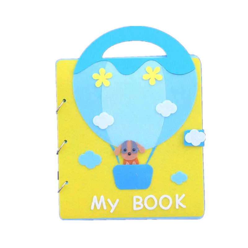 My First Book Cute Felt Animals Baby Picture Mommy Sewing Quiet Books Boys Grow Theme Craft Kits DIY Crafts for Kids Gift | Дом и сад