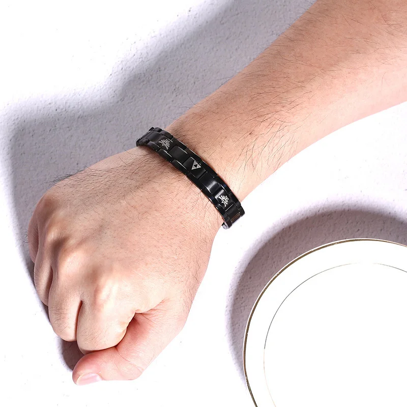 Для мужчин исцеления Титан Мощность браслет с Легенда о Зельде 12 мм здорового био