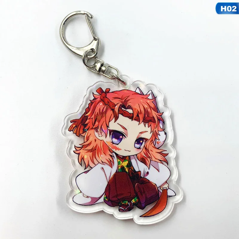 Аниме демон убийца: Kimetsu no Yaiba акриловый брелок для ключей Косплей Аниме Подарки