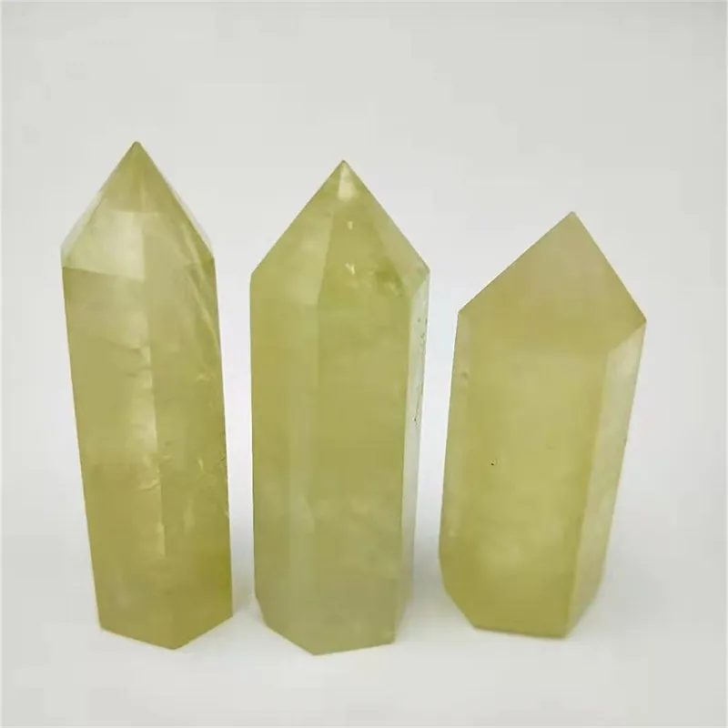 

Hot sale! Natural citrine quartz crystal wand point yellow quartz crystals point reiki healing