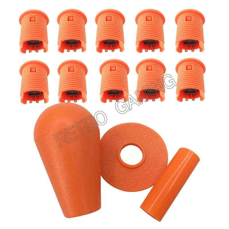 2 комплекта aracde Diy kit BL вогнутые кнопки джойстик Летучая мышь Топ Овальный трость