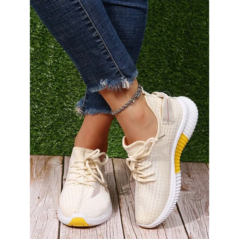 

Sneakers for Women Autumn Popular Styles Breathable Rainbow Sole Women's Shoes Outdoor Lightweight Non-Slip Lady Vulcanize Shoes